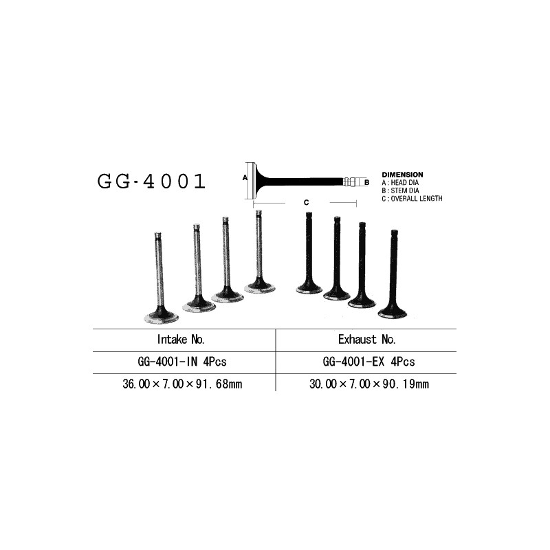 VESRAH ZAWÓR WYDECHOWY KAWASAKI Z 900 '73-'77 (OEM:12005-005) (1SZT.)