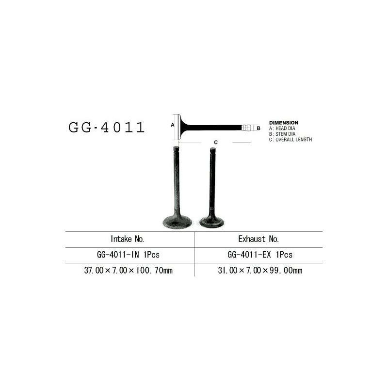 Zawór wydechowy Kawasaki KLF/KVF 300 '86-'02 (OEM: 12005-1005, 12005-1275) - Made in Japan