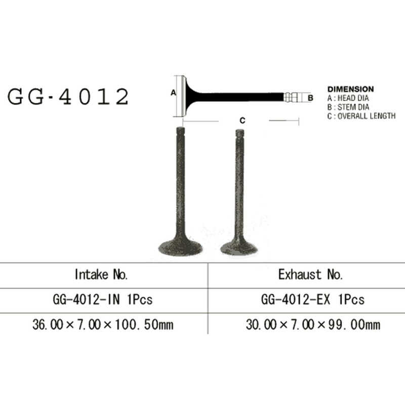 Zawór ssący VESRAH do Kawasaki KL 250 78-79, KZ 200 '78-79' (OEM: 12004-018) - Made in Japan