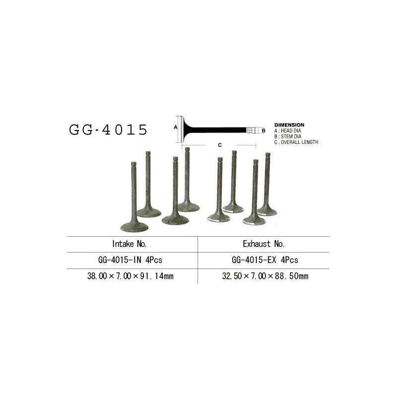 Zawór ssący VESRAH do motocykli Kawasaki KLR 650, GPZ 1100 UNITRAK i ZN 1100B LTD