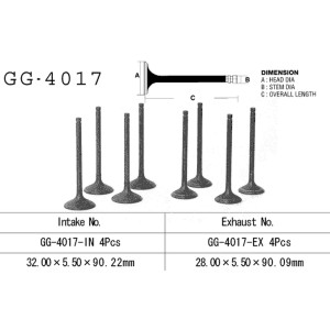 Zawór ssący Kawasaki VN 750 '86-'06 (OEM: 12004-1061) - Made in Japan