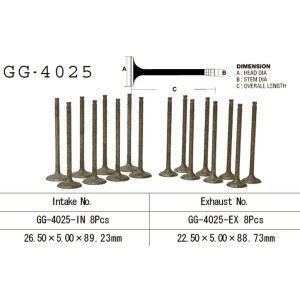Vesrah Zawór Wydechowy Kawasaki GPZ 750 '83-85, GPX 750R '87-90 (OEM: 12005-1077)