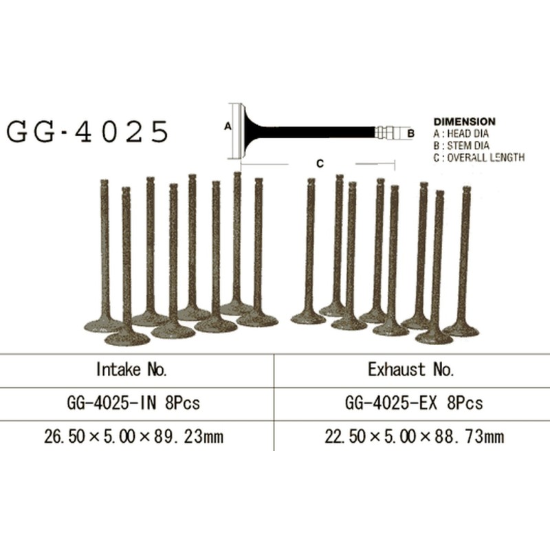 Vesrah Zawór Wydechowy Kawasaki GPZ 750 '83-85, GPX 750R '87-90 (OEM: 12005-1077)
