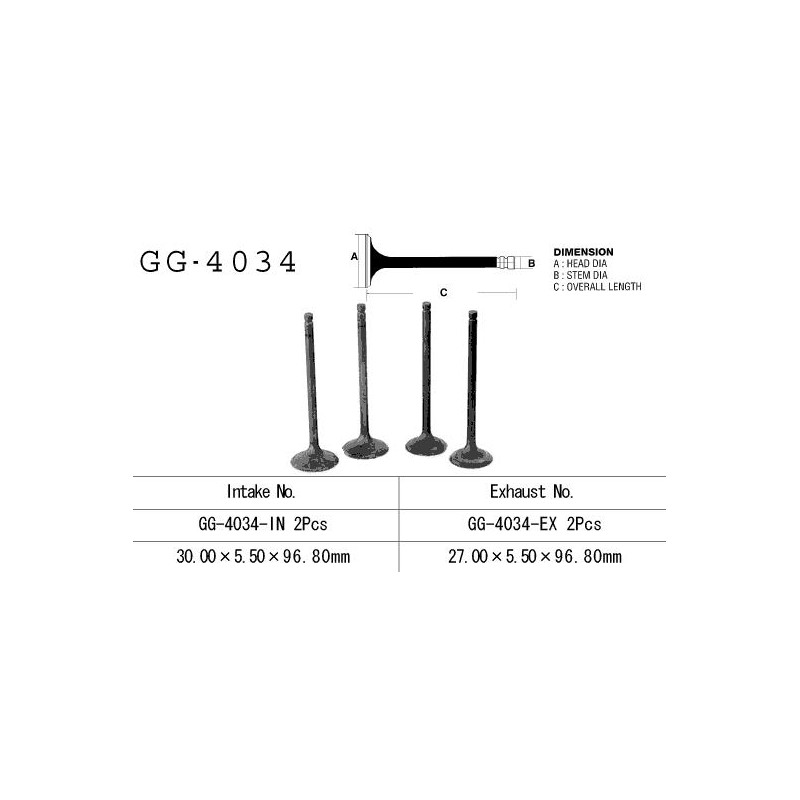 Vesrah Zawór Ssący Kawasaki KLF/KSF/KVF 400 '97-'06 (OEM: 12004-1106) - Made in Japan