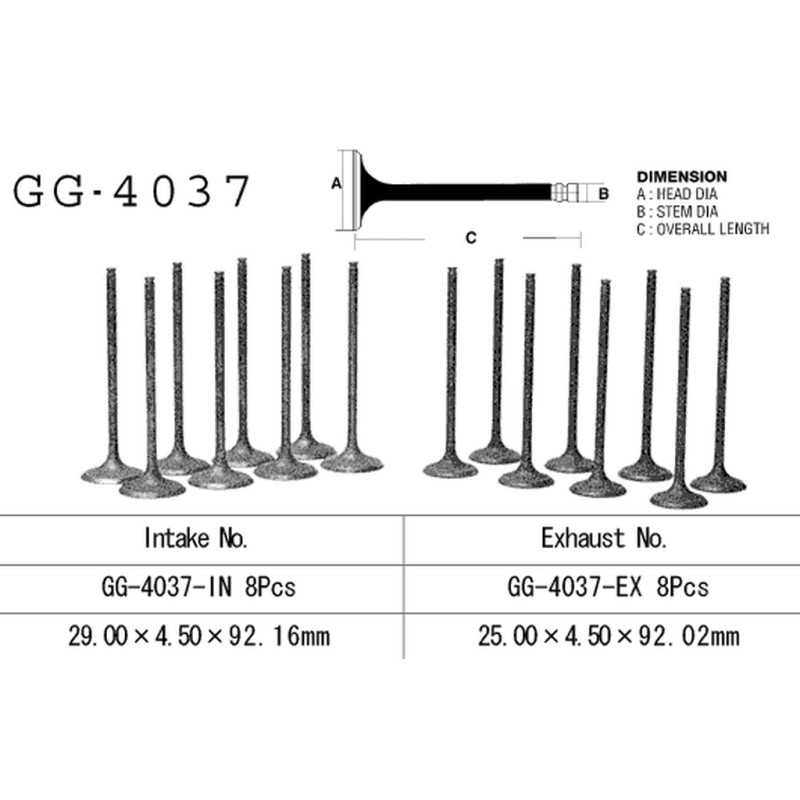 VESRAH ZAWÓR WYDECHOWY KAWASAKI ZX 9R '94-97, ZXR 750L '94-95 (OEM: 12005-1198) (1SZT.) (MADE IN JAPAN)
