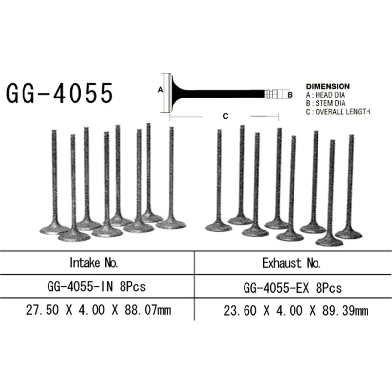 Zawór wydechowy Kawasaki ZX 9RR '05-06 (ZX6002N1, N6F) (OEM: 12005-0034) - Made in Japan