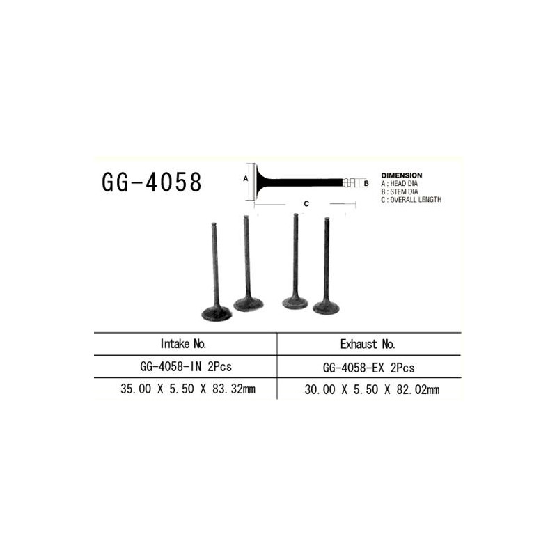 Zawór wydechowy Kawasaki KLX 450 '08-'12 (2 sztuki) - Made in Japan