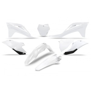 Komplet plastików Gas Gas MC 125 / 250 \'21-\'23, EX 250 / 300 \'21-\'23, MC-F / EX-F 250 / 350 / 450 \'21-\'23 - kolor biały