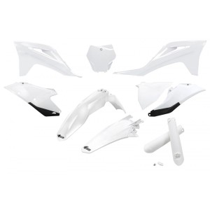 UFO KOMPLET PLASTIKÓW Z OSŁONAMI TELESKOPÓW GAS GAS MC 125 / 250 '21-'23, EX 250 / 300 '21-'23