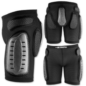 Gareth MX Legs Spodenki z Ochraniaczami czarne rozmiar XL