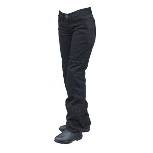 Wyprzedaż Jeansy Motocyklowe Damskie Trinity Kolor Czarny Rozmiar XL