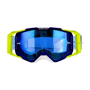 ufo gogle core 2.0 kolor niebieski / żółty fluo szyba niebieska - kolekcja 2025/2026