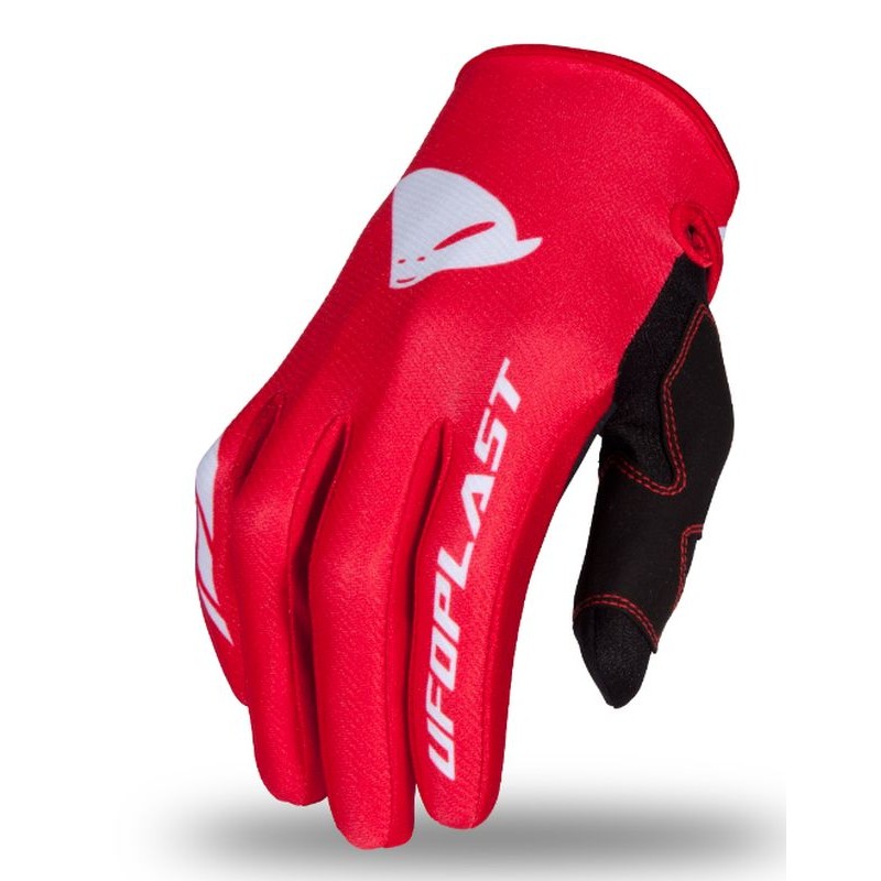 Rękawice UFO Skill Junior Cross/MTB/E-Bike Czerwone Rozmiar L - Kolekcja 2024