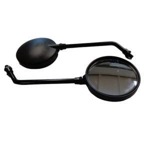 Lusterko uniwersalne komplet okrągłe lewe i prawe GWINT M10 kolor czarny