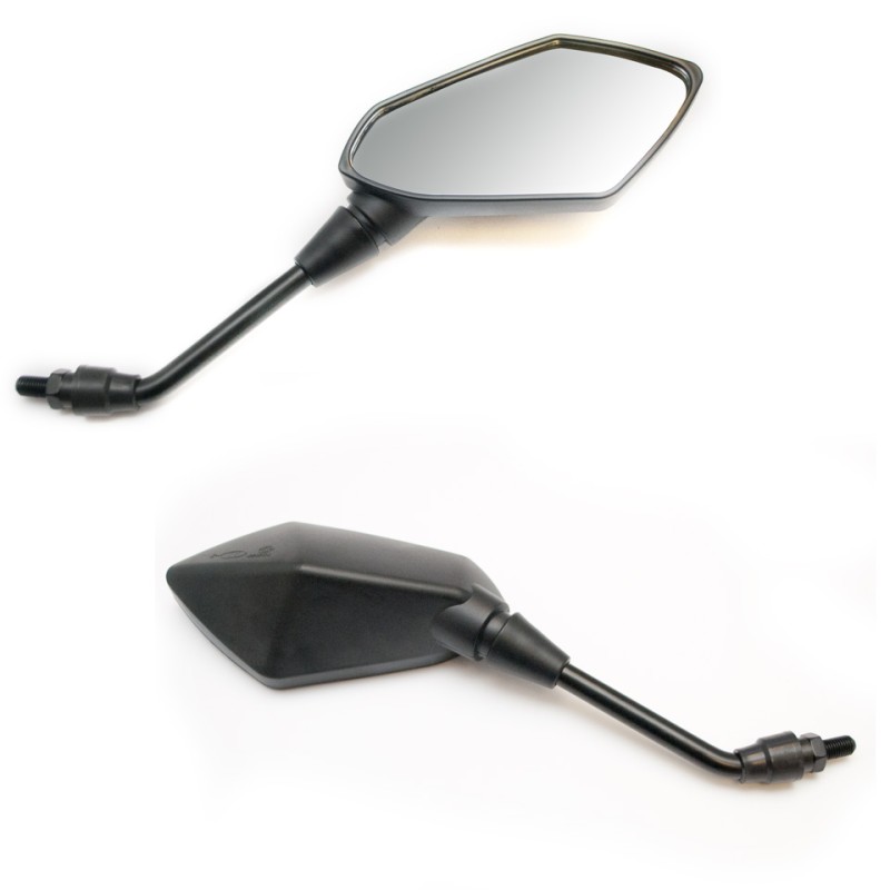 Lusterko uniwersalne styl Kawasaki komplet lewe i prawe czarne