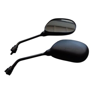 Lusterko uniwersalne do skuterów owalne lewe i prawe (komplet) - czarne