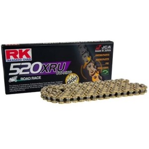 RK ŁAŃCUCH NAPĘDOWY 520XRU-122 ZAKUWKA ZŁOTY DO 1000 CCM (40 KN)