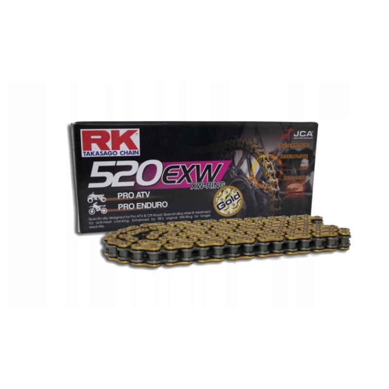 RK ŁAŃCUCH NAPĘDOWY 520EXW-120 (XW-RING) ZAKUWKA (CLF) - Sklep Motocyklowy