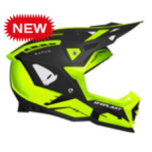 UFO KASK ECHUS CROSS CZARNY/ŻÓŁTY FLUO ROZMIAR M - KOLEKCJA 2024 - WYPRZEDAŻ