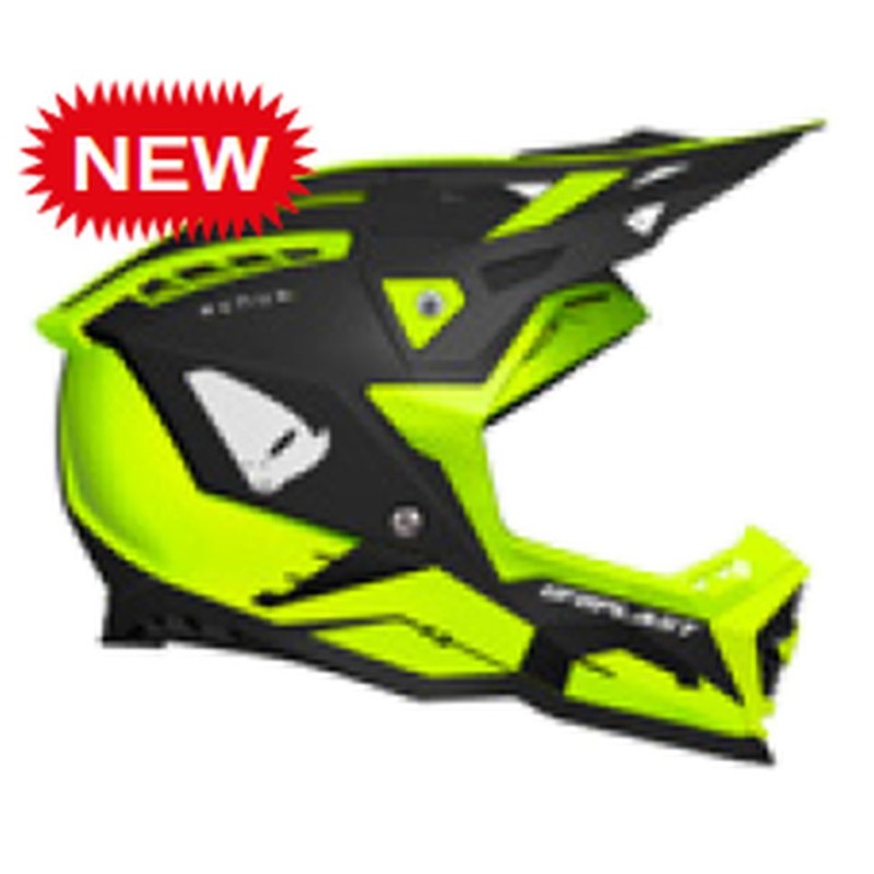 UFO KASK ECHUS CROSS CZARNY/ŻÓŁTY FLUO ROZMIAR M - KOLEKCJA 2024 - WYPRZEDAŻ