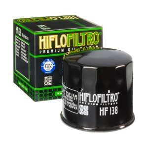 Filtr oleju HIFLO HF 138 do motocykli GSX/GSXR/SV/TL/VZ/VS/DL (50)