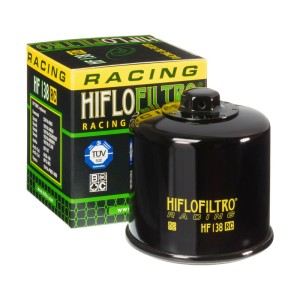 Filtr oleju HIFLO HF 138 Racing GSX/GSXR/SV/TL/VZ/VS/DL - nakrętka 17mm
