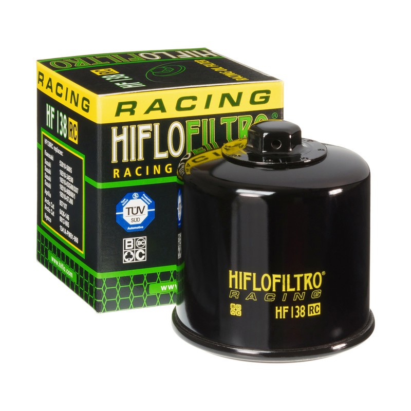 Filtr oleju HIFLO HF 138 Racing GSX/GSXR/SV/TL/VZ/VS/DL - nakrętka 17mm