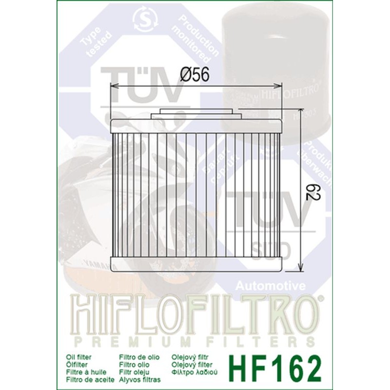 Filtr oleju HIFLO HF 162 do BMW R 1300 GS '22-'24