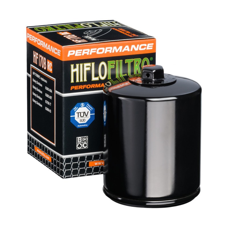 Filtr oleju HIFLO HF170BRC Racing Harley-Davidson czarny