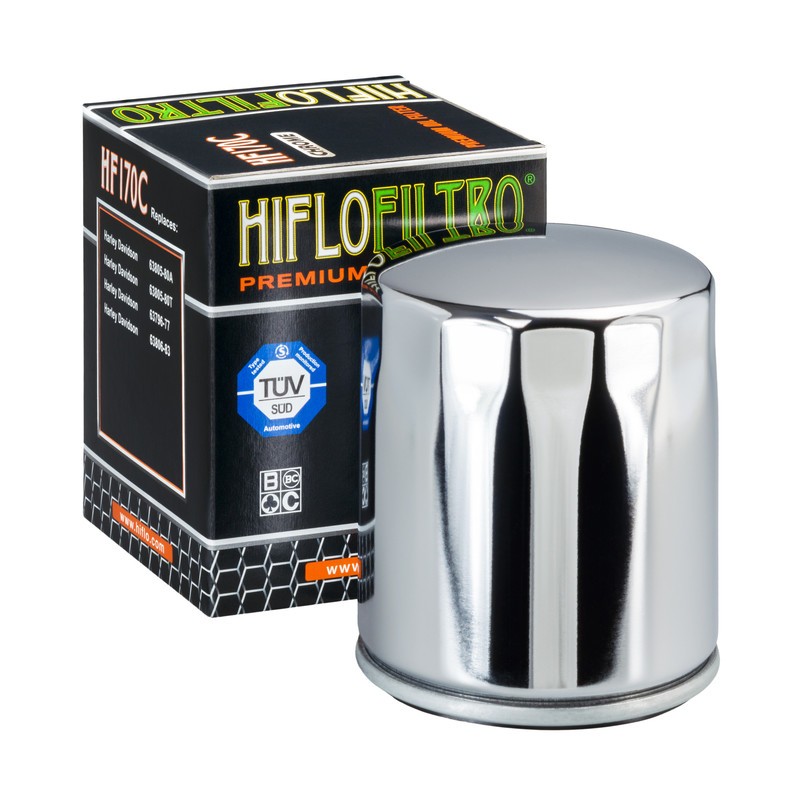 Filtr oleju HIFLO HF 170 Harley-Davidson (chromowany)