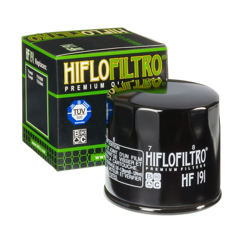 Filtr oleju HIFLO HF 191 do motocykli Triumph Bonneville 800 '01-'04, Daytona 955 '99-'04, Speed Triple / Sprint 955 '01-'04, Ti