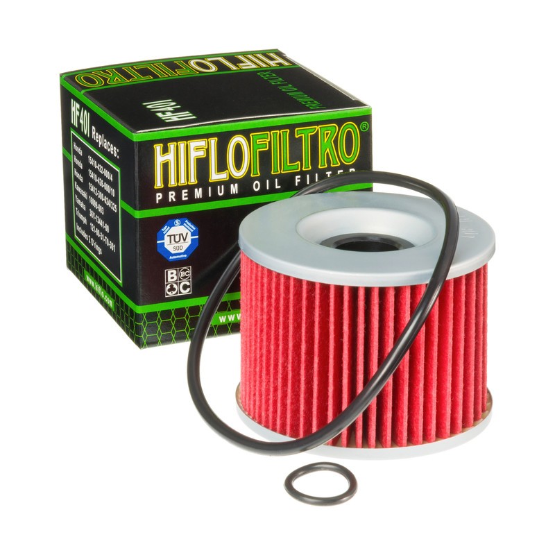 Filtr oleju HIFLO HF 401 do motocykli Honda, Kawasaki, Yamaha