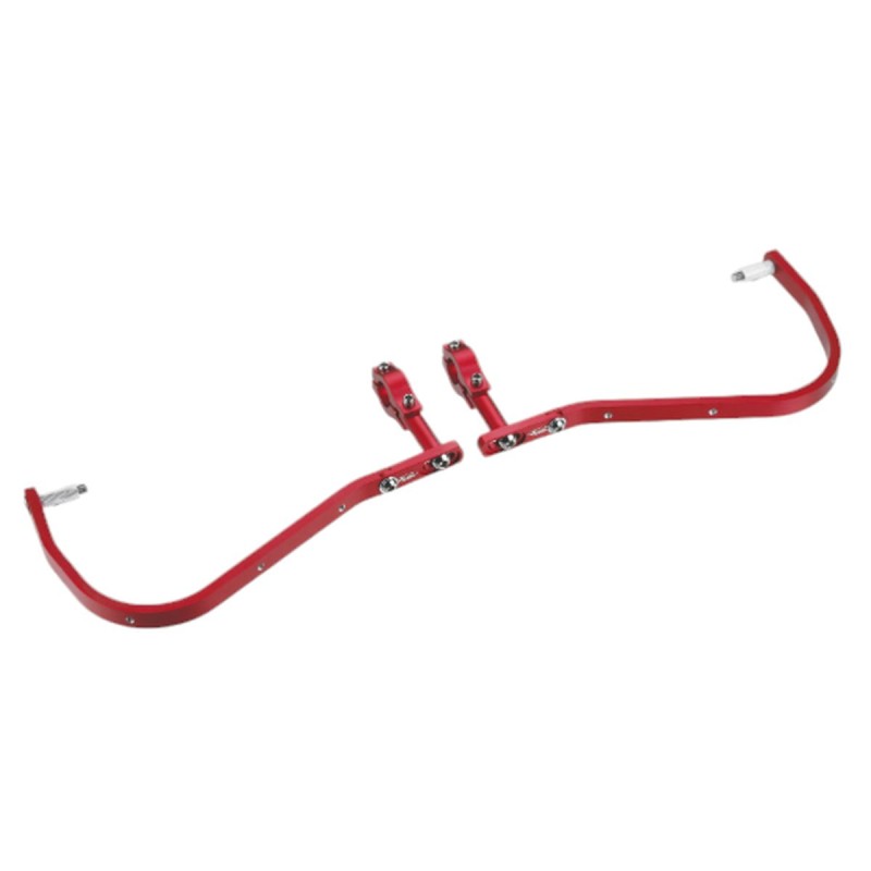 ACCEL OSŁONY RĄK (HANDBARY) ENDURO 22MM KOLOR CZERWONY