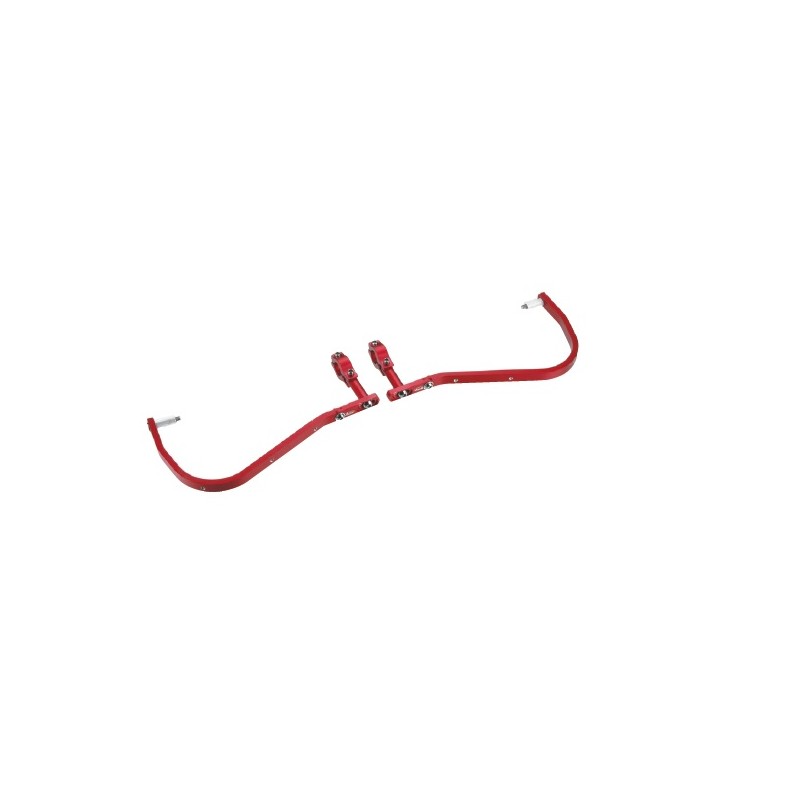 Osłony rąk Enduro 28mm pomarańczowe - mocowanie aluminiowe