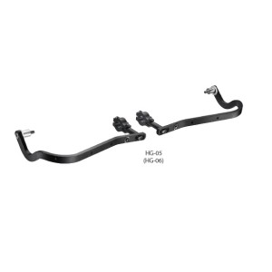 Osłony rąk do enduro 28mm czarne - mocowanie aluminiowe