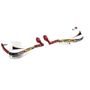 Osłony rąk do enduro 28mm - niebieskie i białe