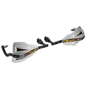 Osłony rąk do enduro z mocowaniem aluminiowym - kolor czarny