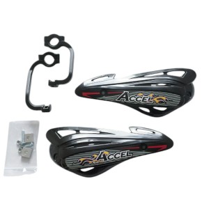 Osłony rąk z mocowaniem aluminiowym MX - czarne