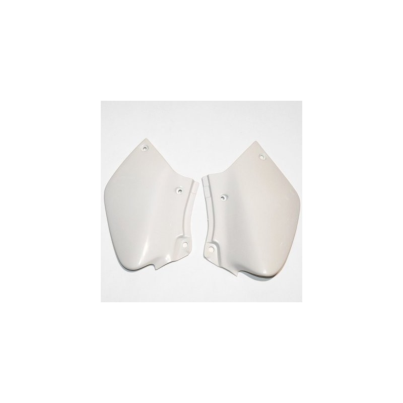 UFO BOCZKI TYLNE HONDA XR 250R / XR400R '96-'10 BIAŁE - Sklep Moto