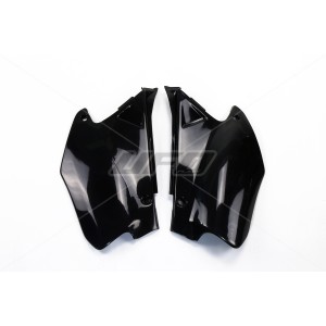 UFO BOCZKI TYLNE HONDA CR 125/250 '00-'01 KOLOR CZARNY - Najwyższa jakość i doskonałe dopasowanie