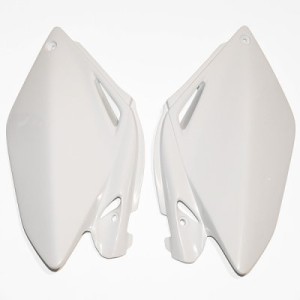 UFO BOCZKI TYLNE HONDA CRF 250R '06-'09 BIAŁE - Sklep Motocyklowy