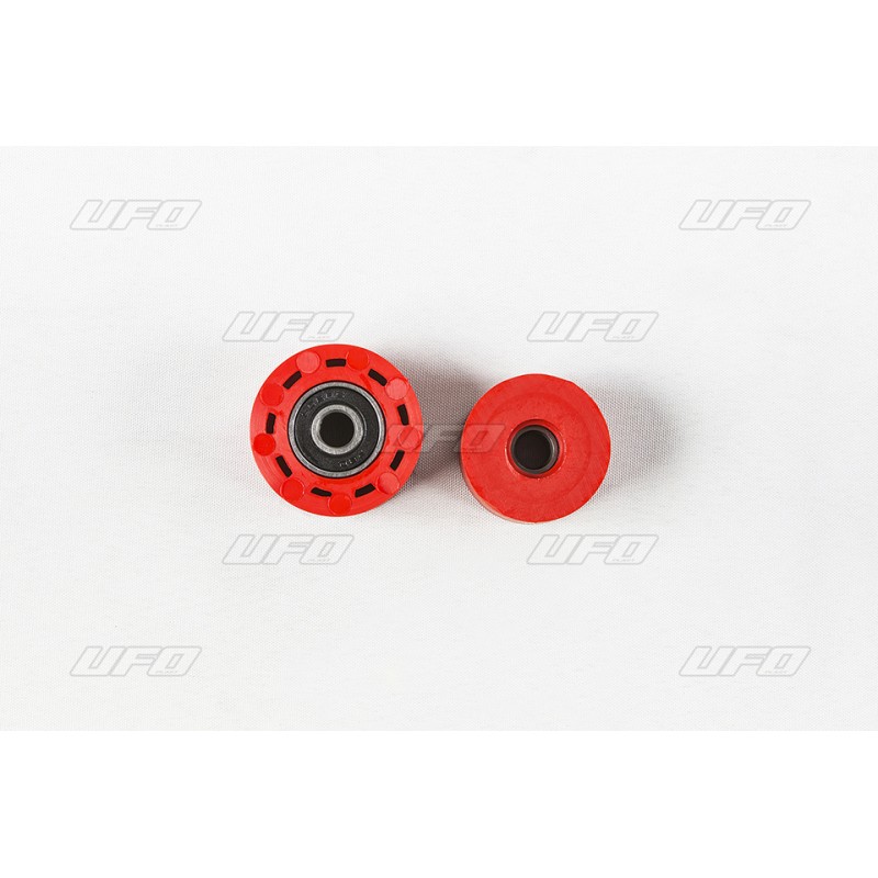 UFO Rolka Komplet 2 Sztuki Łańcucha Honda CRF 250R '12-18, CRF 450R/X '12-16 Czerwony