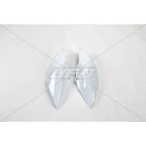 UFO BOCZKI TYLNE HONDA CRF 250R '14-'17, CRF 450R '13-'16 BIAŁE