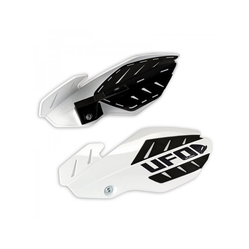 UFO OSŁONY RĄK (HANDBARY) FLAME HONDA CRF 250 '12-'17, CRF 450 '12-'16 BIAŁY/CZARNY