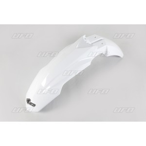 Biały błotnik przedni UFO do HONDA CRF 250R '18-'21 CRF 250RX '19-'21, CRF 450R/RX '17-'20