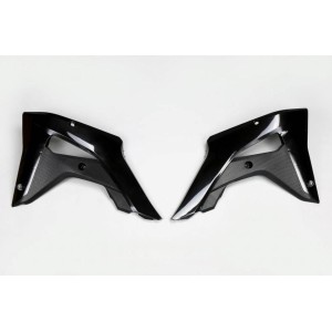 UFO OSŁONY CHŁODNICY HONDA CRF 250R '18, CRF 450RX '17-'18 - CZARNY