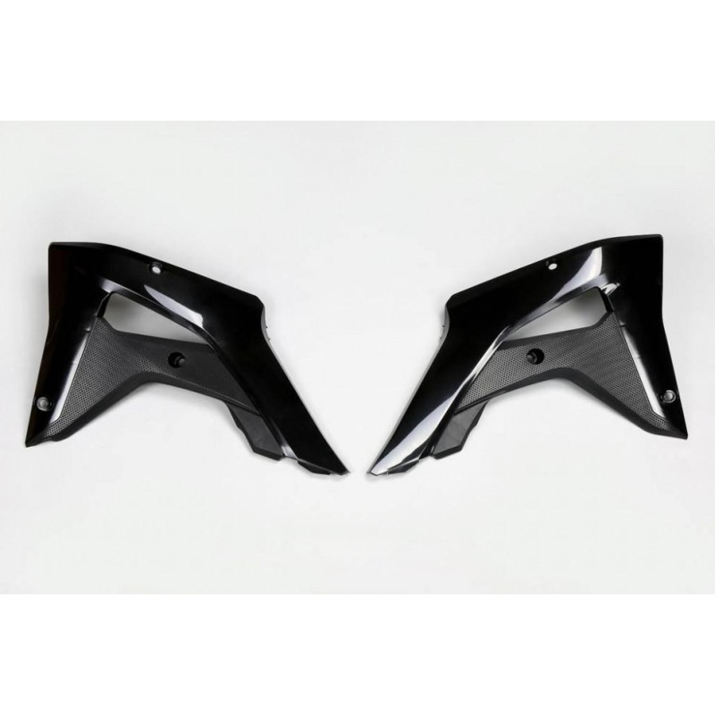 UFO OSŁONY CHŁODNICY HONDA CRF 250R '18, CRF 450RX '17-'18 - CZARNY