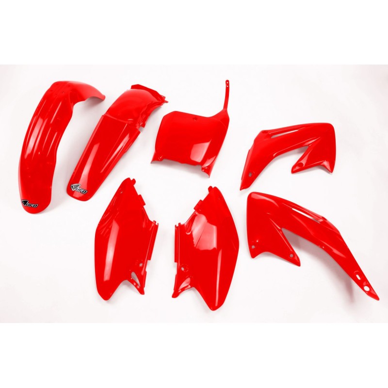 Komplet plastików Honda CR 125/250 '02-03 kolor czerwony - UFO