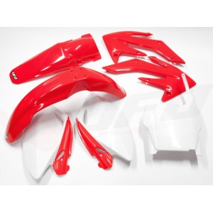 UFO KOMPLET PLASTIKÓW HONDA CRF 250R '06-'07 KOLOR OEM (CZERWONY/BIAŁY)