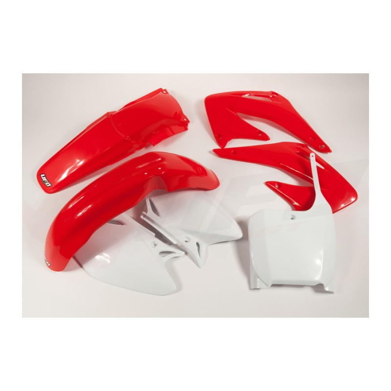 Komplet plastików Honda CRF 450 R \'02-\'03 kolor OEM (czerwony/biały)